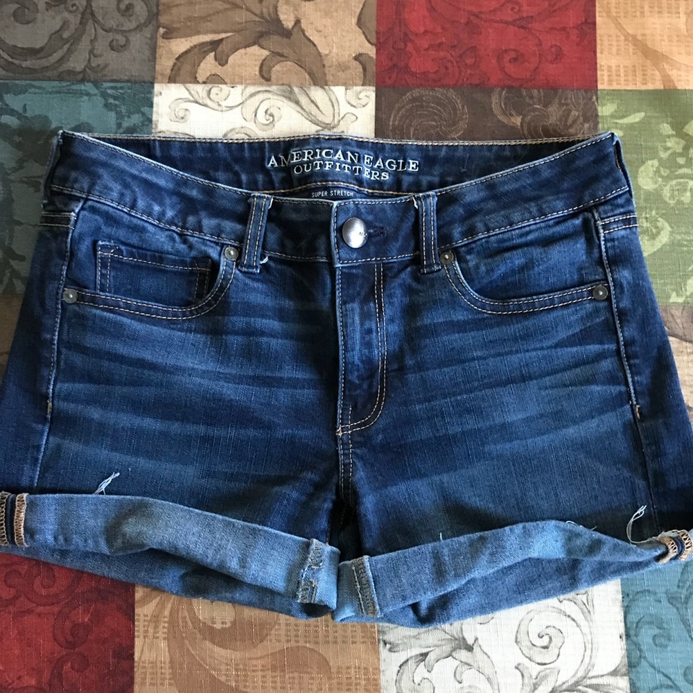 American Eagle Jean Midi Shorts